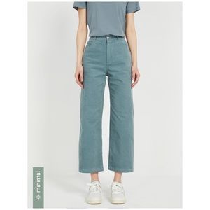 Frank & Oak-Wide Leg Corduroy Pants